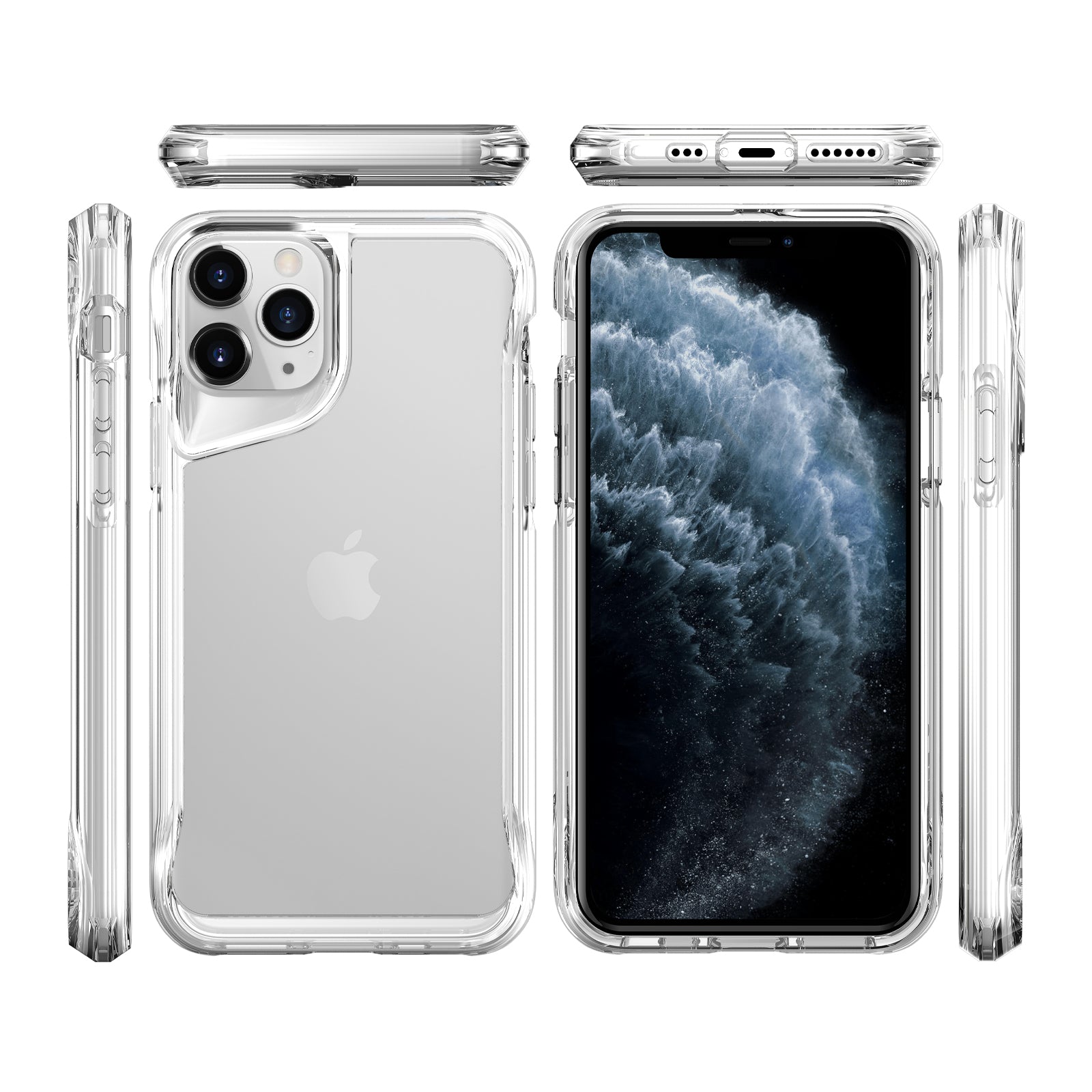 Apple iPhone 11 Pro Max Kılıf Zore T-Max Kapak Renksiz