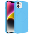 Apple iPhone 12 Kılıf M-safe Wireless Şarj Özellikli Pastel Renk Silikon Zore Plas Kapak