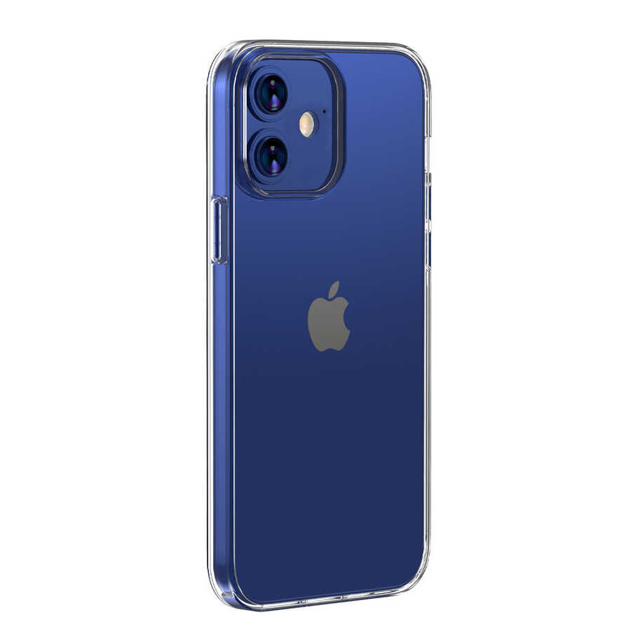 Apple iPhone 12 Kılıf Zore Droga Kapak Renksiz