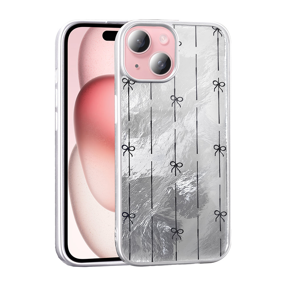 Apple iPhone 13 Kılıf Desenli Zore Mep Kapak Gri Leopar