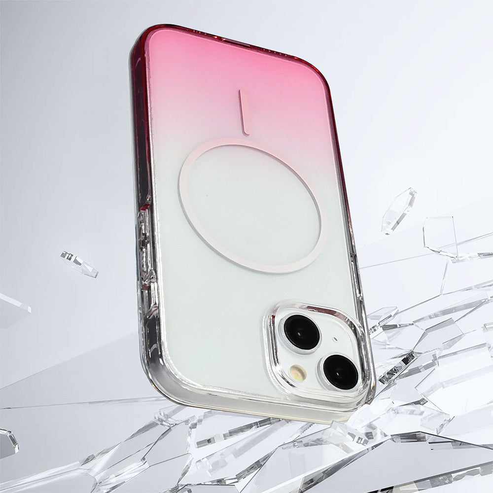 Apple iPhone 13 Kılıf M-Safe Şarj Özellikli Zore Septik Silikon Kapak Mor