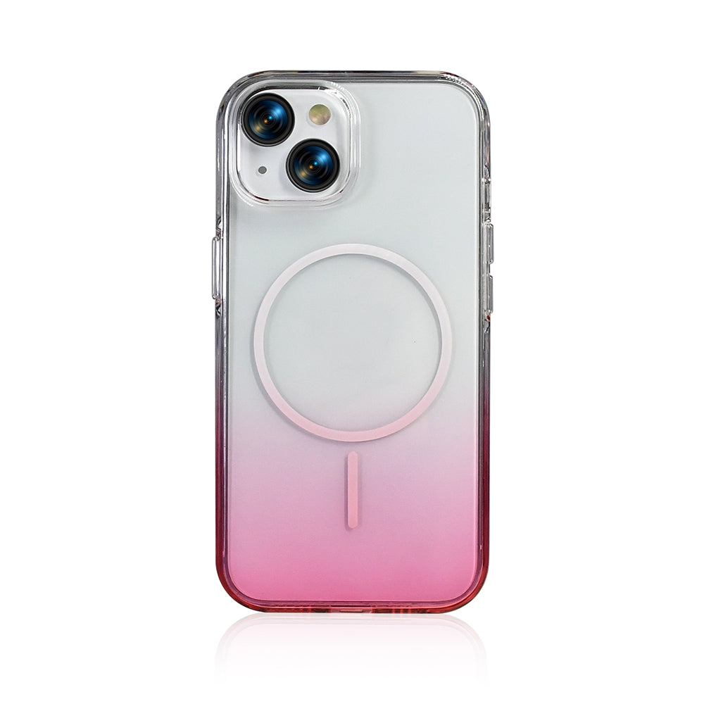 Apple iPhone 13 Kılıf M-Safe Şarj Özellikli Zore Septik Silikon Kapak Turuncu