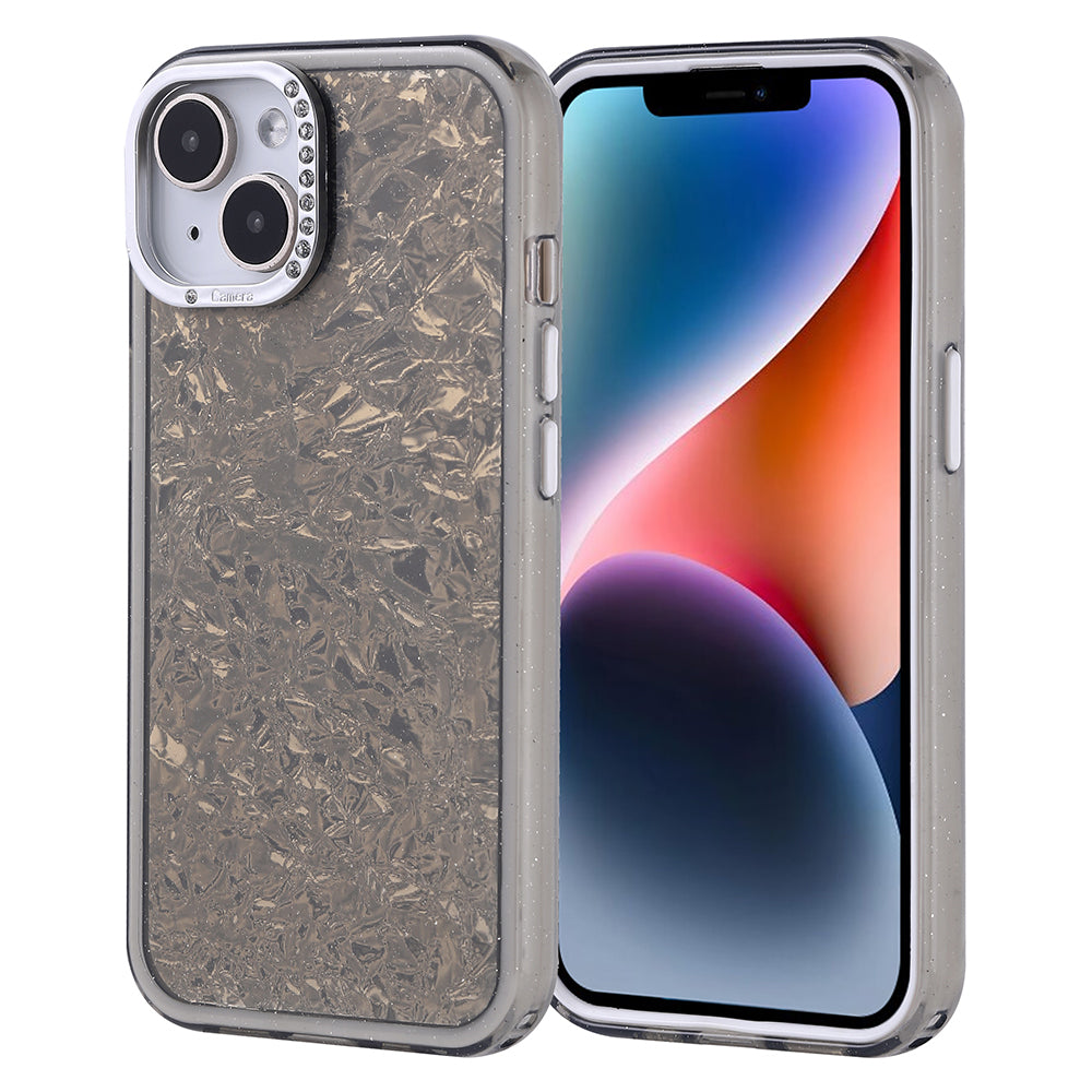 Apple iPhone 13 Kılıf Taşlı Tasarımlı Zore Kapi Kapak Siyah