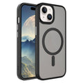 Apple iPhone 13 Mini Kılıf Mat Arka Yüzey Wireless Şarj Özellikli Zore Flet M-safe Kapak