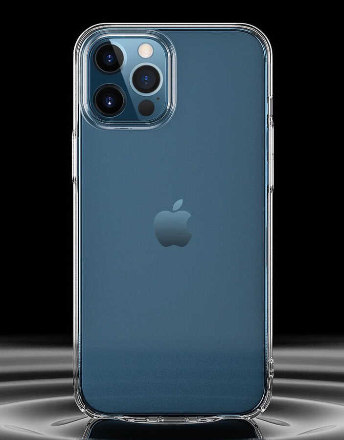 Apple iPhone 13 Pro Max Kılıf Zore Droga Kapak Renksiz
