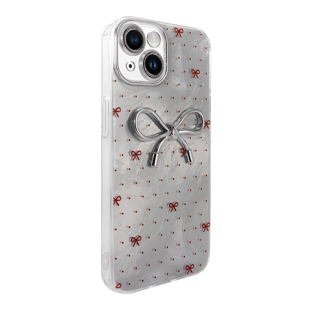 Apple iPhone 14 Kılıf Kamera Korumalı Figürlü Zore Ponti Silikon Kapak Açık Pembe