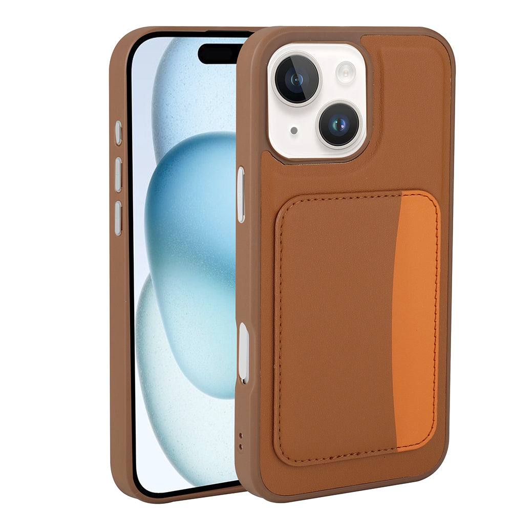 Apple iPhone 14 Kılıf Kartlıklı Zore X-Kart Silikon Kapak