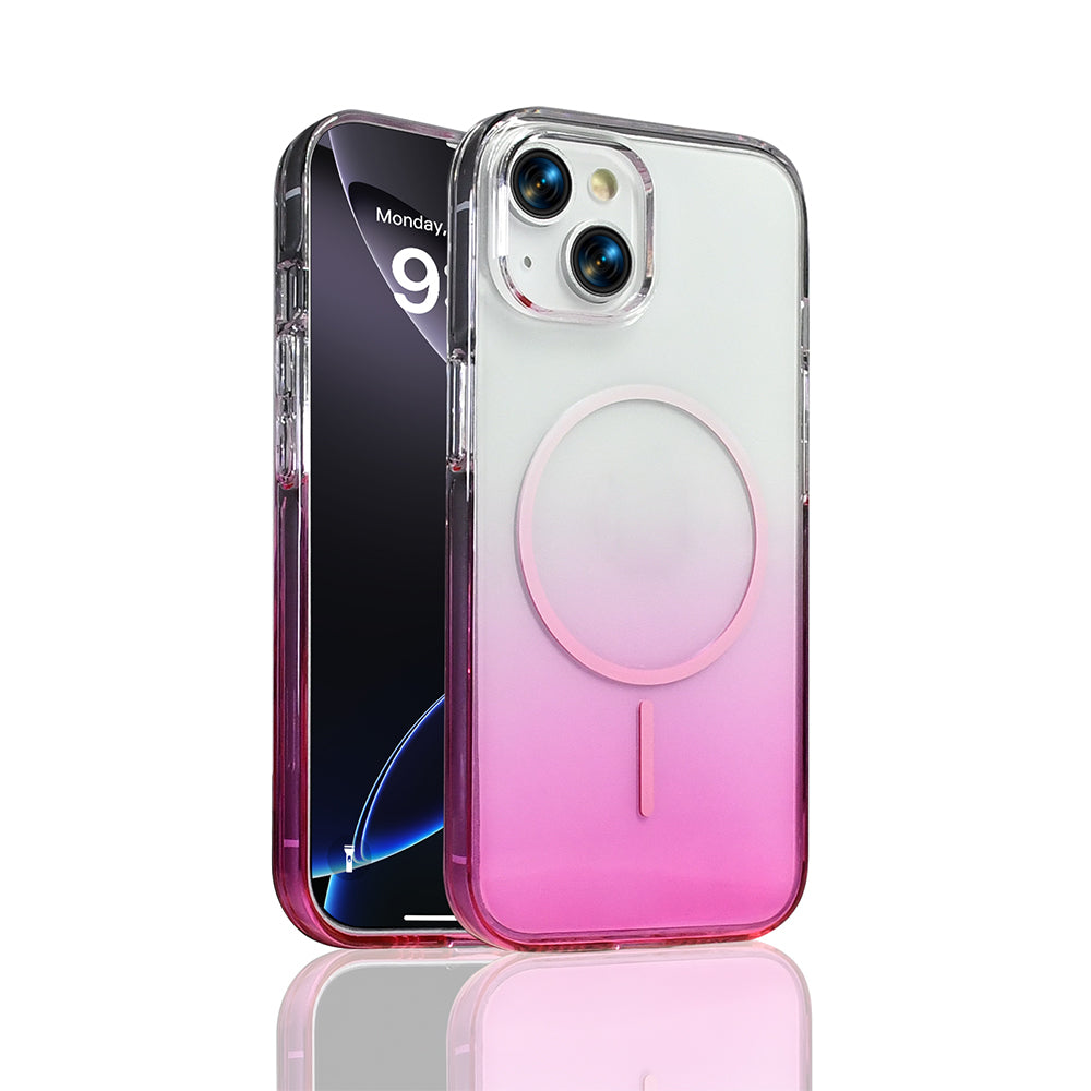 Apple iPhone 14 Kılıf M-Safe Şarj Özellikli Zore Septik Silikon Kapak Mor