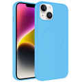 Apple iPhone 14 Kılıf M-safe Wireless Şarj Özellikli Pastel Renk Silikon Zore Plas Kapak