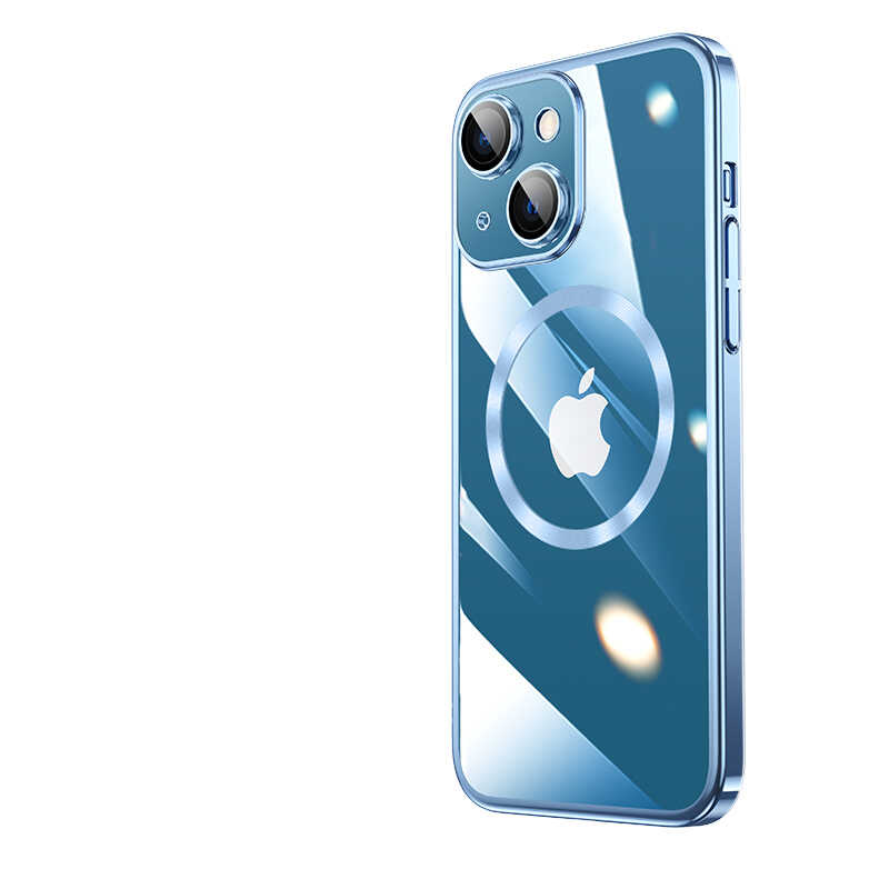Apple iPhone 14 Plus Kılıf Wireless Şarj Özellikli Sert PC Zore Riksos M-safe Kapak
