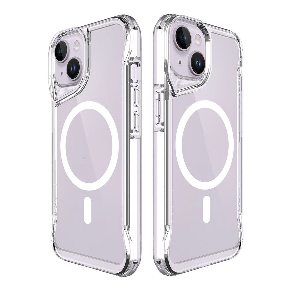 Apple iPhone 14 Plus Kılıf Zore M-safe Şarj Özellikli T-Max M-safe Kapak Renksiz