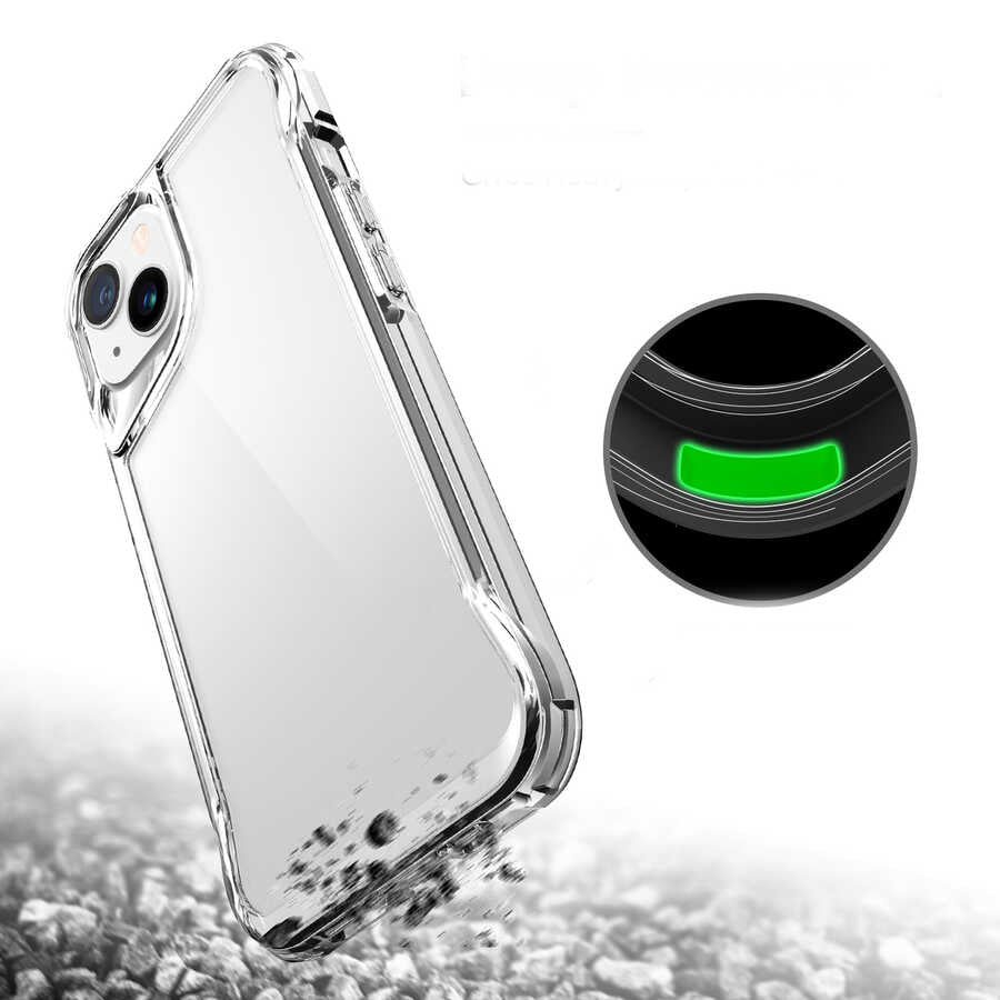 Apple iPhone 14 Plus Kılıf Zore T-Max Kapak Renksiz