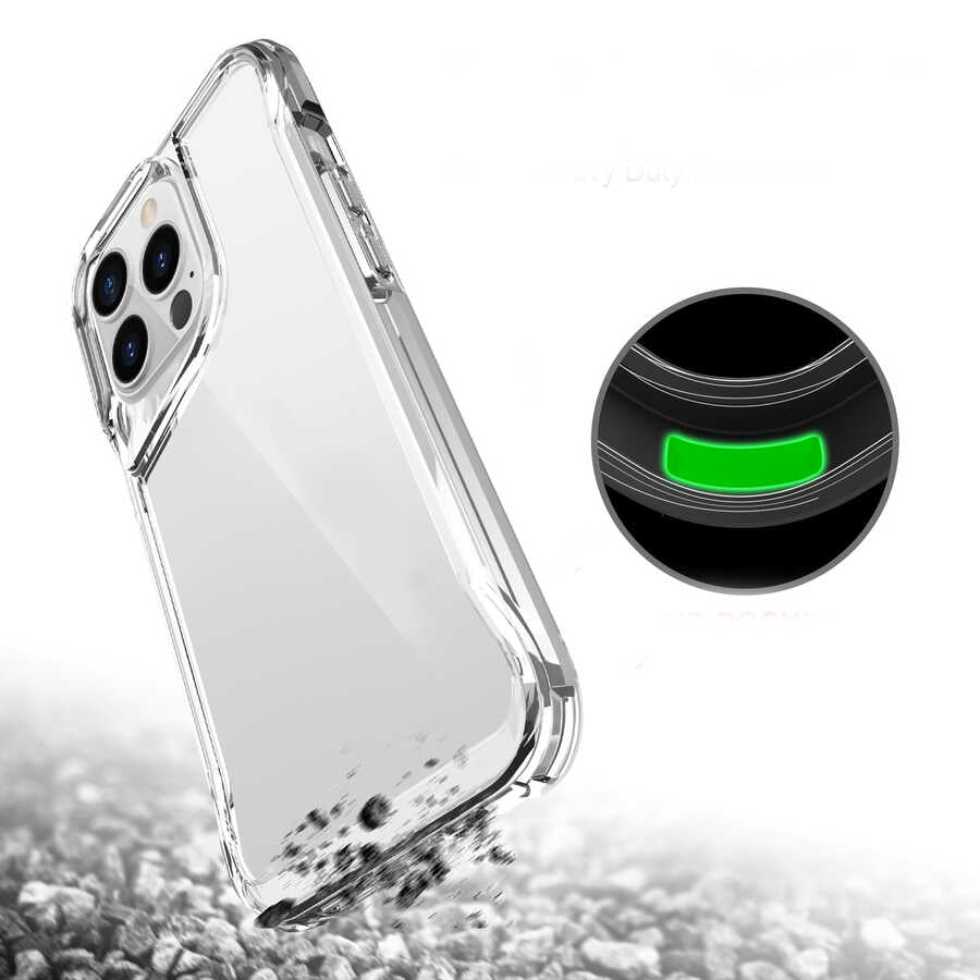 Apple iPhone 14 Pro Kılıf Zore T-Max Kapak Renksiz