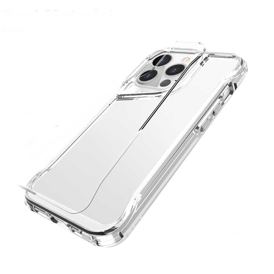 Apple iPhone 14 Pro Kılıf Zore T-Max Kapak Renksiz