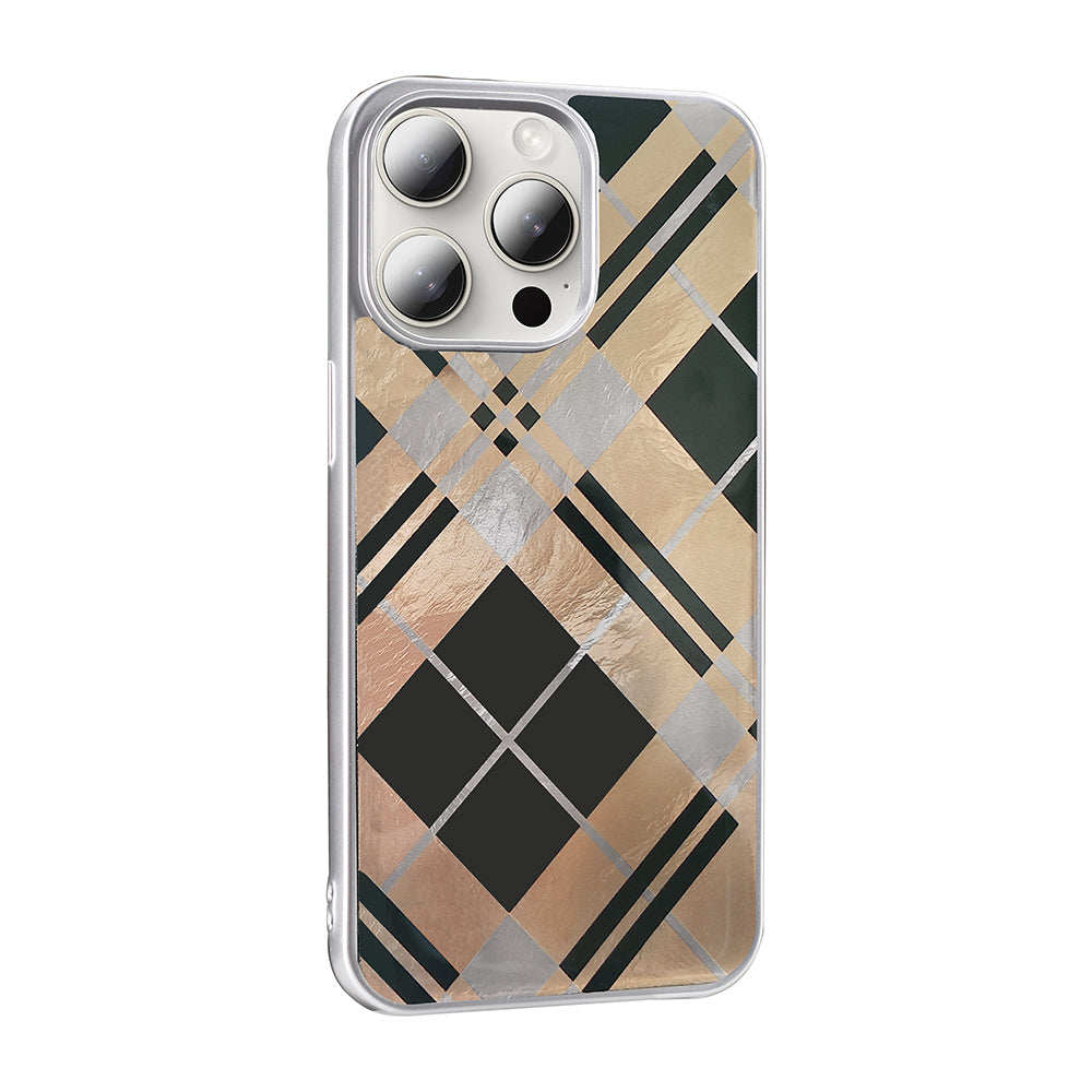 Apple iPhone 14 Pro Max Kılıf Desenli Zore Mep Kapak Gri Leopar