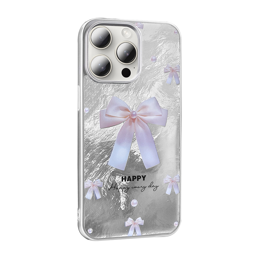 Apple iPhone 14 Pro Max Kılıf Desenli Zore Mep Kapak Gold Leopar