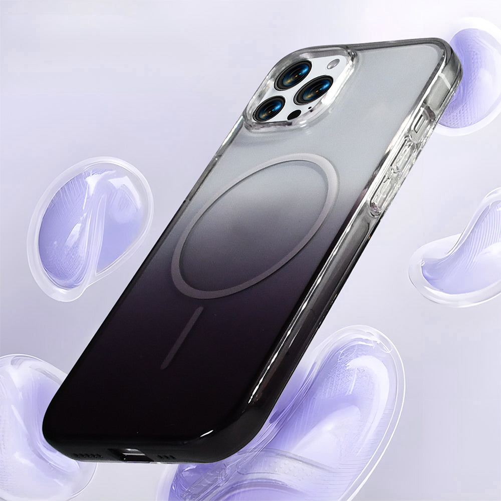 Apple iPhone 14 Pro Max Kılıf M-Safe Şarj Özellikli Zore Septik Silikon Kapak Turuncu