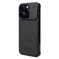 Apple iPhone 14 Pro Max Kılıf M-safe Şarj Özellikli Mekanizmalı Koku Hazneli Zore Mostar Kapak