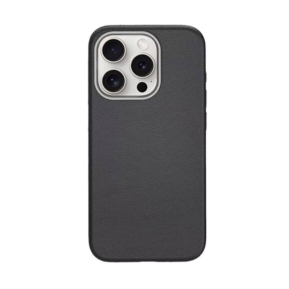 Apple iPhone 14 Pro Max Kılıf M-safe Şarj Özellikli PU Deri Zore Adora Kapak