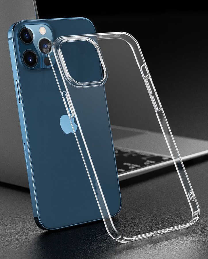 Apple iPhone 14 Pro Max Kılıf Zore Droga Kapak Renksiz