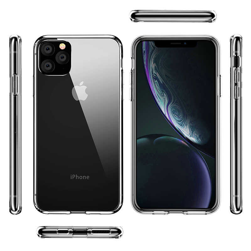 Apple iPhone 14 Pro Max Kılıf Zore Droga Kapak Renksiz