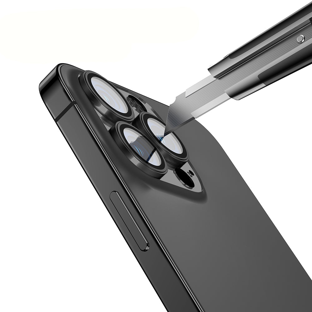 Apple iPhone 14 Pro Max Zore Mikro Kamera Lens Koruyucu Gold