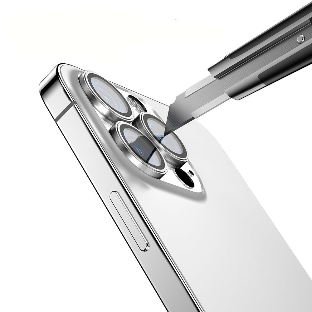 Apple iPhone 14 Pro Max Zore Mikro Kamera Lens Koruyucu Siyah