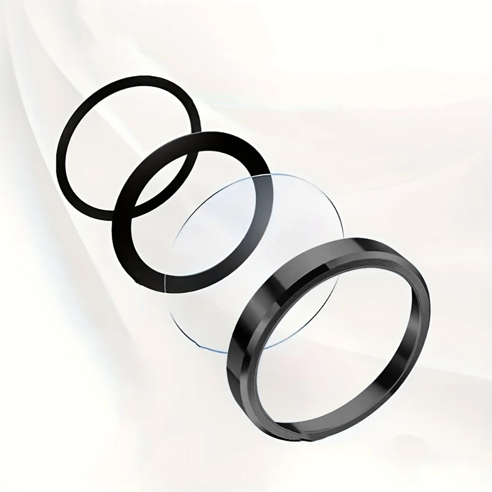 Apple iPhone 14 Pro Max Zore Mikro Kamera Lens Koruyucu Gümüş