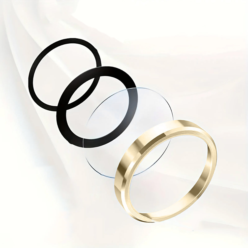 Apple iPhone 14 Pro Max Zore Mikro Kamera Lens Koruyucu Gold