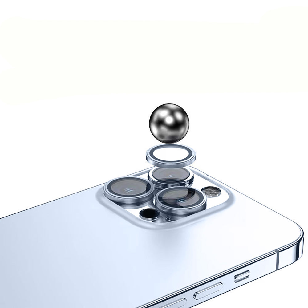 Apple iPhone 14 Zore Mikro Kamera Lens Koruyucu Mavi