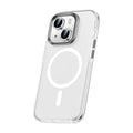 Apple iPhone 15 Kılıf Airbagli M-safe Wireless Şarj Özellikli Lens Koruyuculu Zore Klaptika Kapak