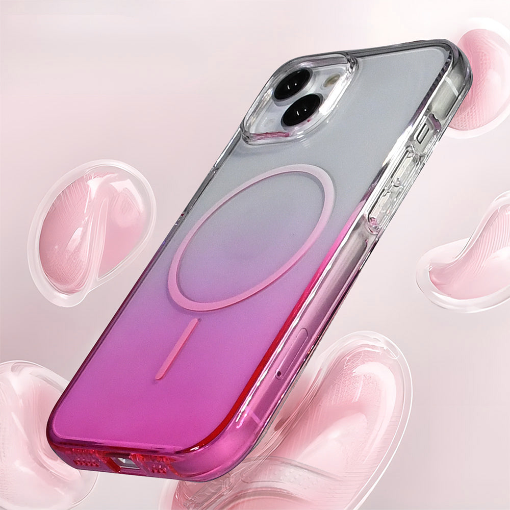 Apple iPhone 15 Kılıf M-Safe Şarj Özellikli Zore Septik Silikon Kapak Mor