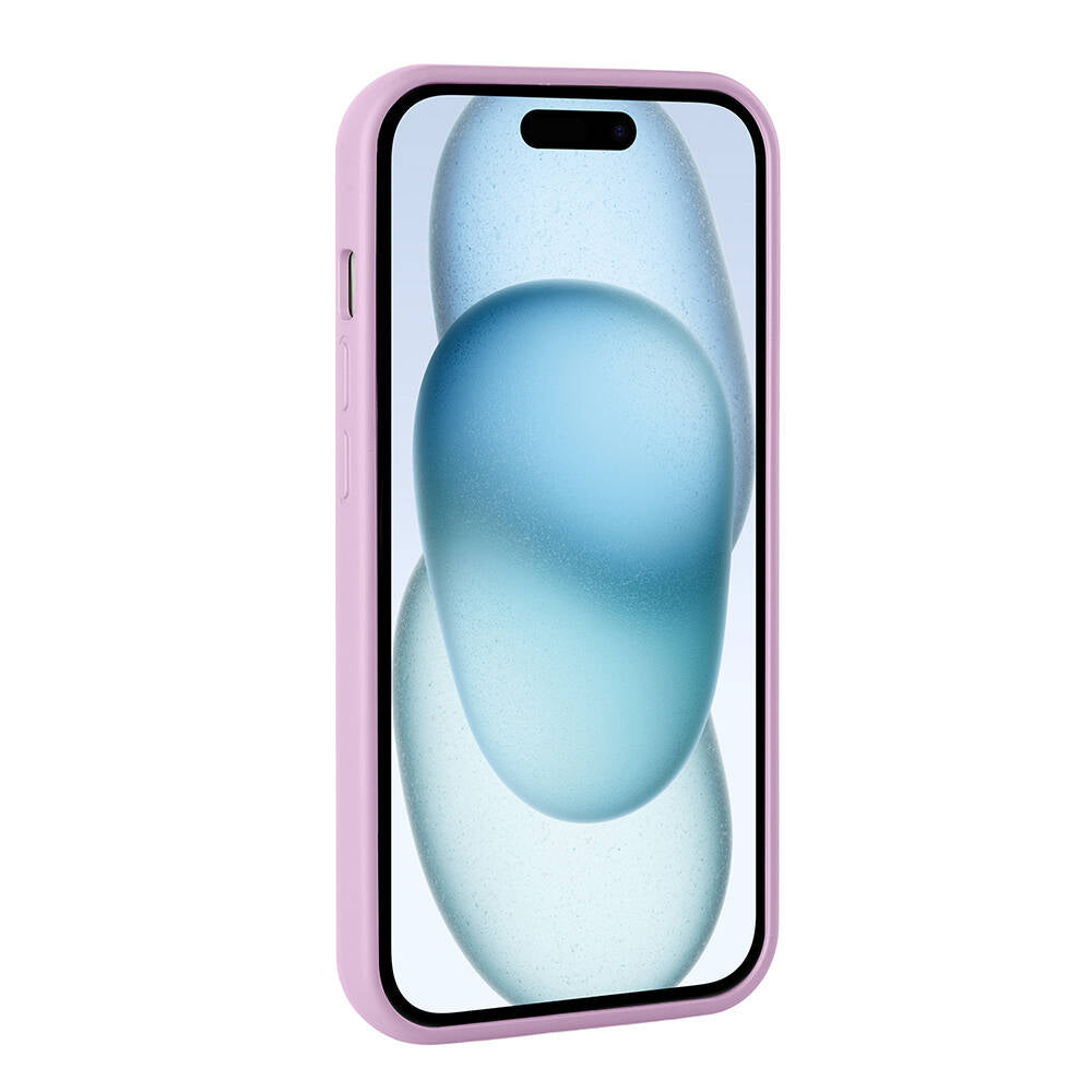 Apple iPhone 15 Kılıf Parlak Taşlı Tasarım Zore Pırlanta Kapak Lila