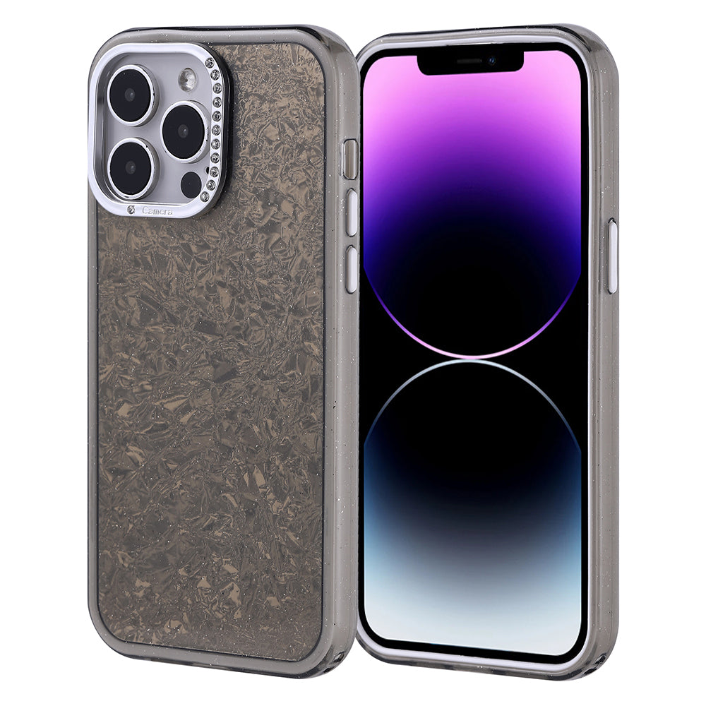 Apple iPhone 15 Kılıf Taşlı Tasarımlı Zore Kapi Kapak Siyah