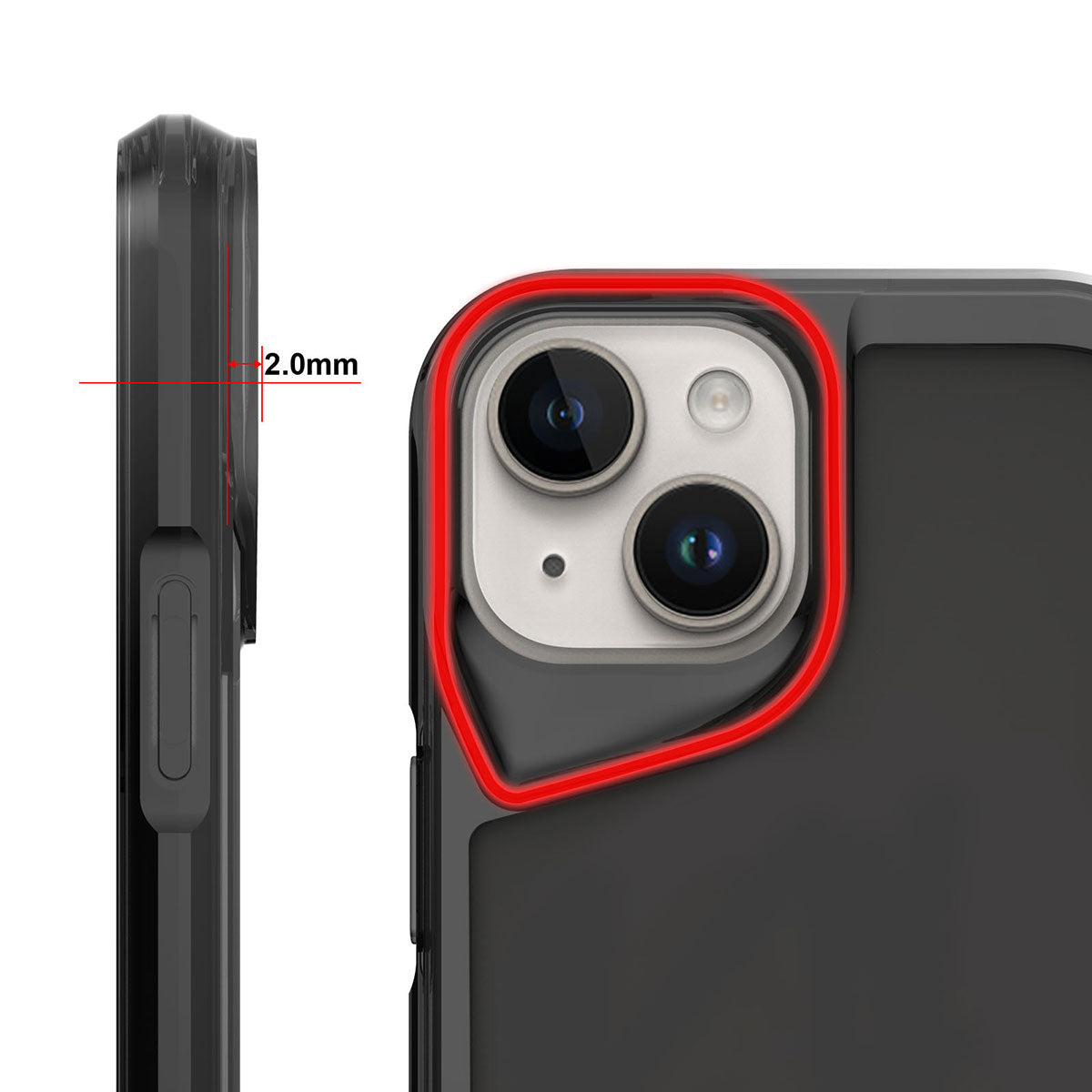 Apple iPhone 15 Kılıf Zore T-Max Kapak Renksiz