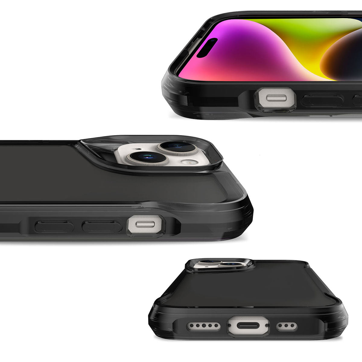 Apple iPhone 15 Kılıf Zore T-Max Kapak Renksiz