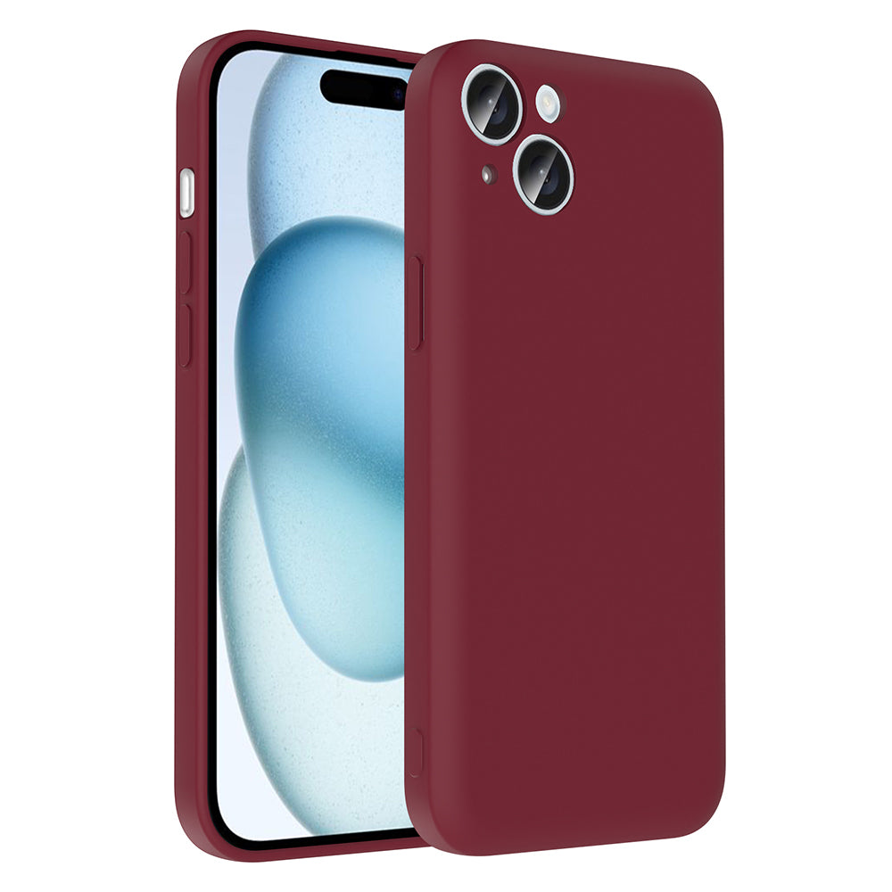 Apple iPhone 15 Plus Kılıf Kamera Korumalı Kartlık Hazneli Zore Vitra Kapak