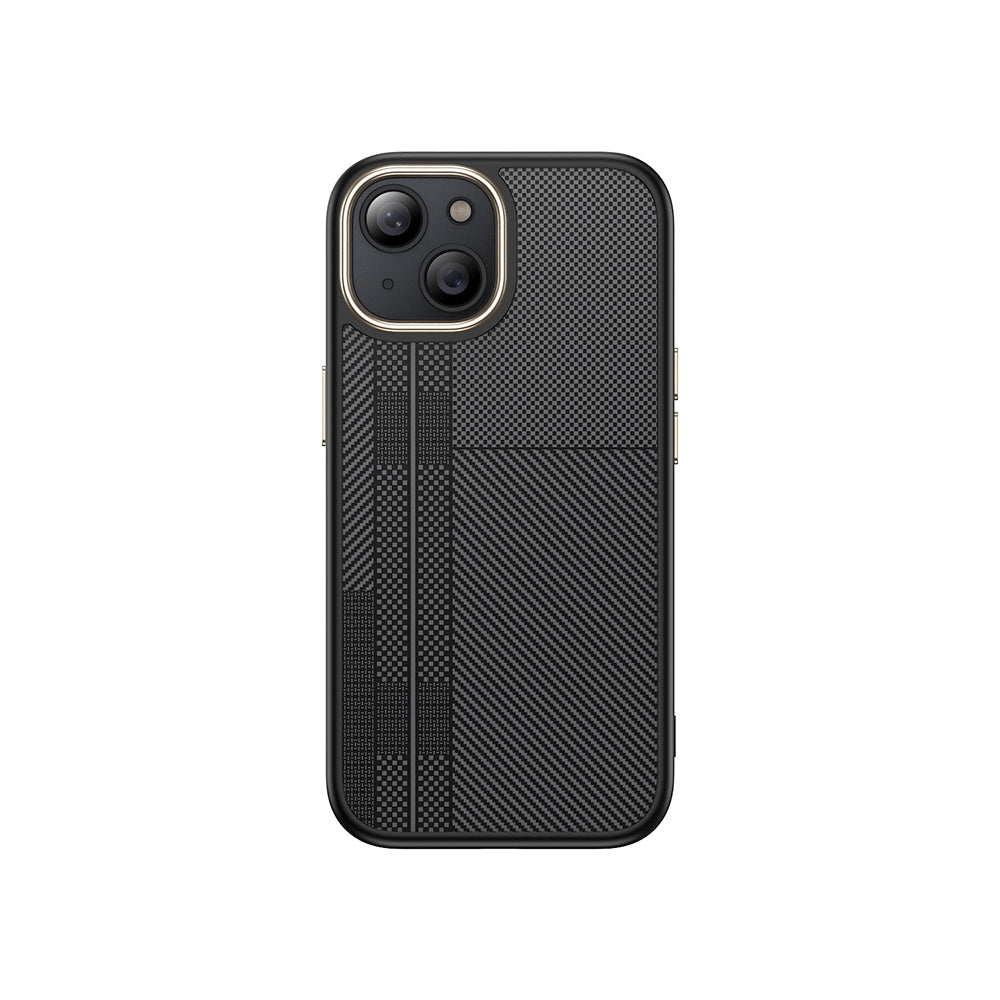 Apple iPhone 15 Plus Kılıf M-safe Şarj Özellikli Karbon Fiber Görünümlü Zore Antina Kapak