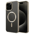 Apple iPhone 15 Pro Kılıf Mat Tasarımlı M-safe Wireless Şarj Özellikli Zore Mat Setro Kapak