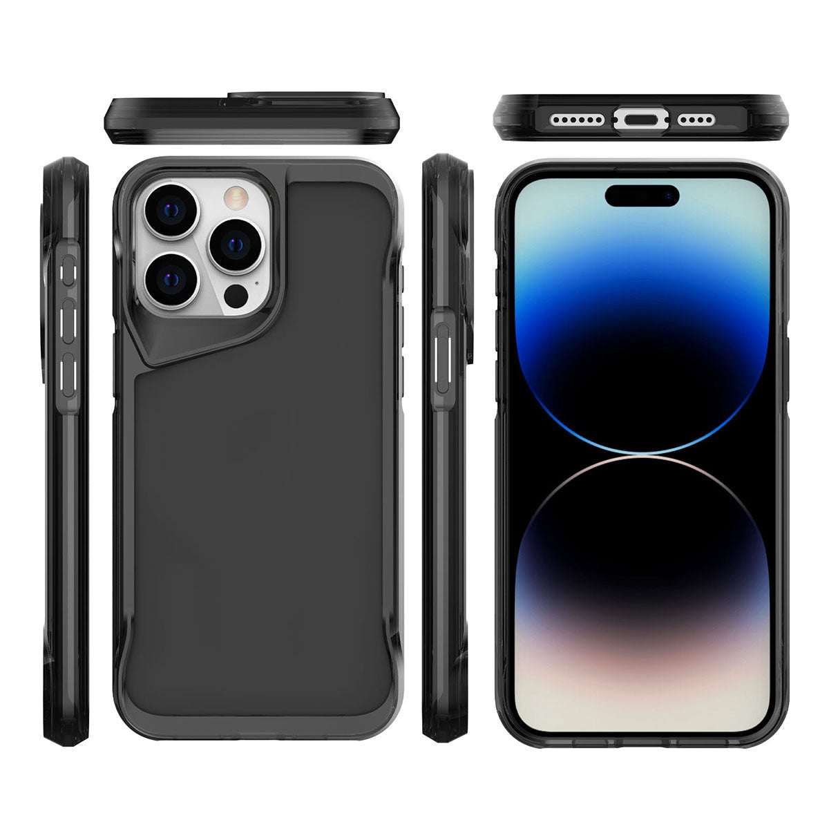 Apple iPhone 15 Pro Kılıf Zore T-Max Kapak Renksiz