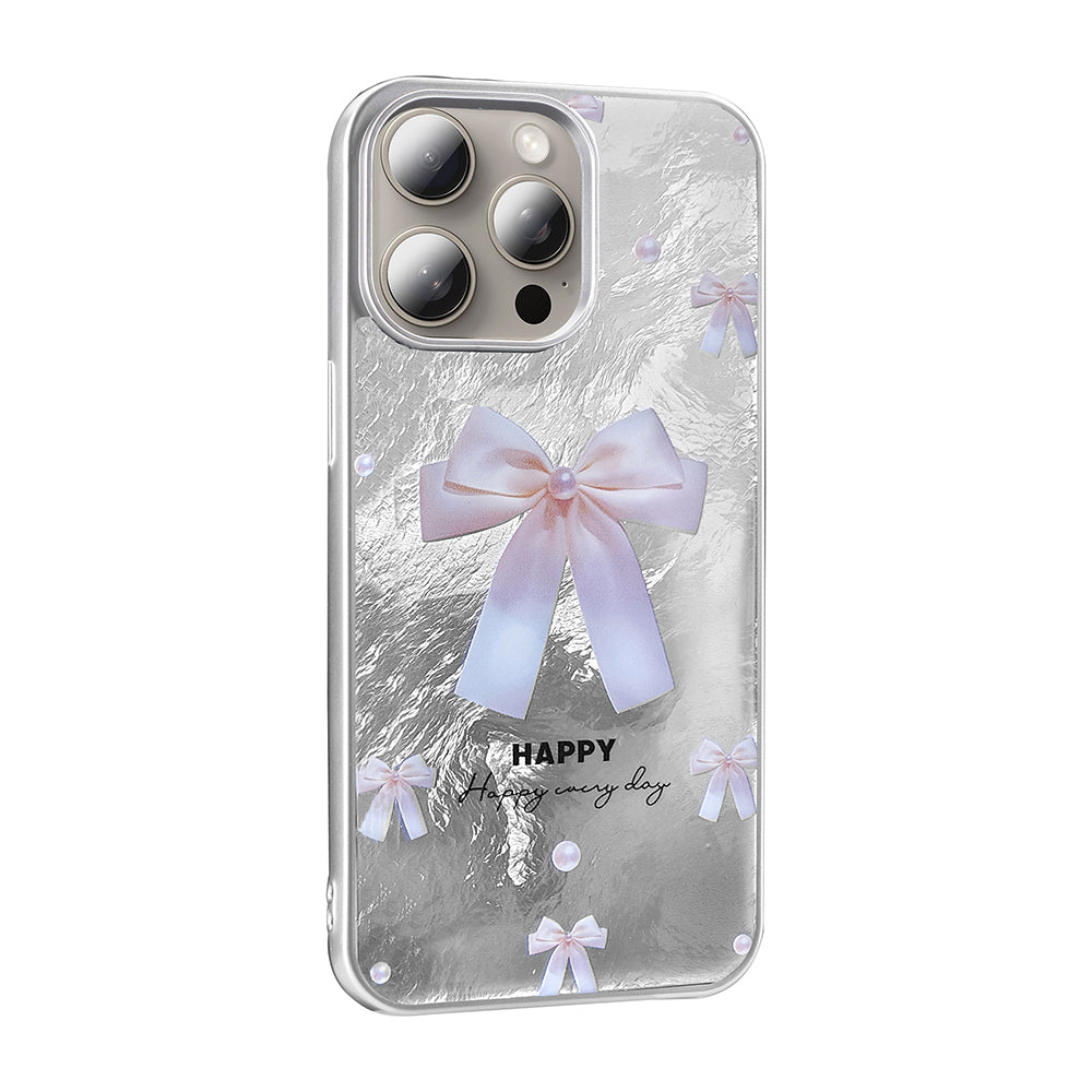 Apple iPhone 15 Pro Max Kılıf Desenli Zore Mep Kapak Gold Leopar