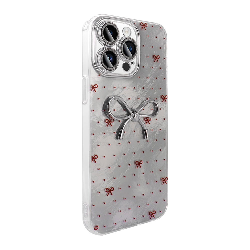 Apple iPhone 15 Pro Max Kılıf Kamera Korumalı Figürlü Zore Ponti Silikon Kapak Açık Pembe