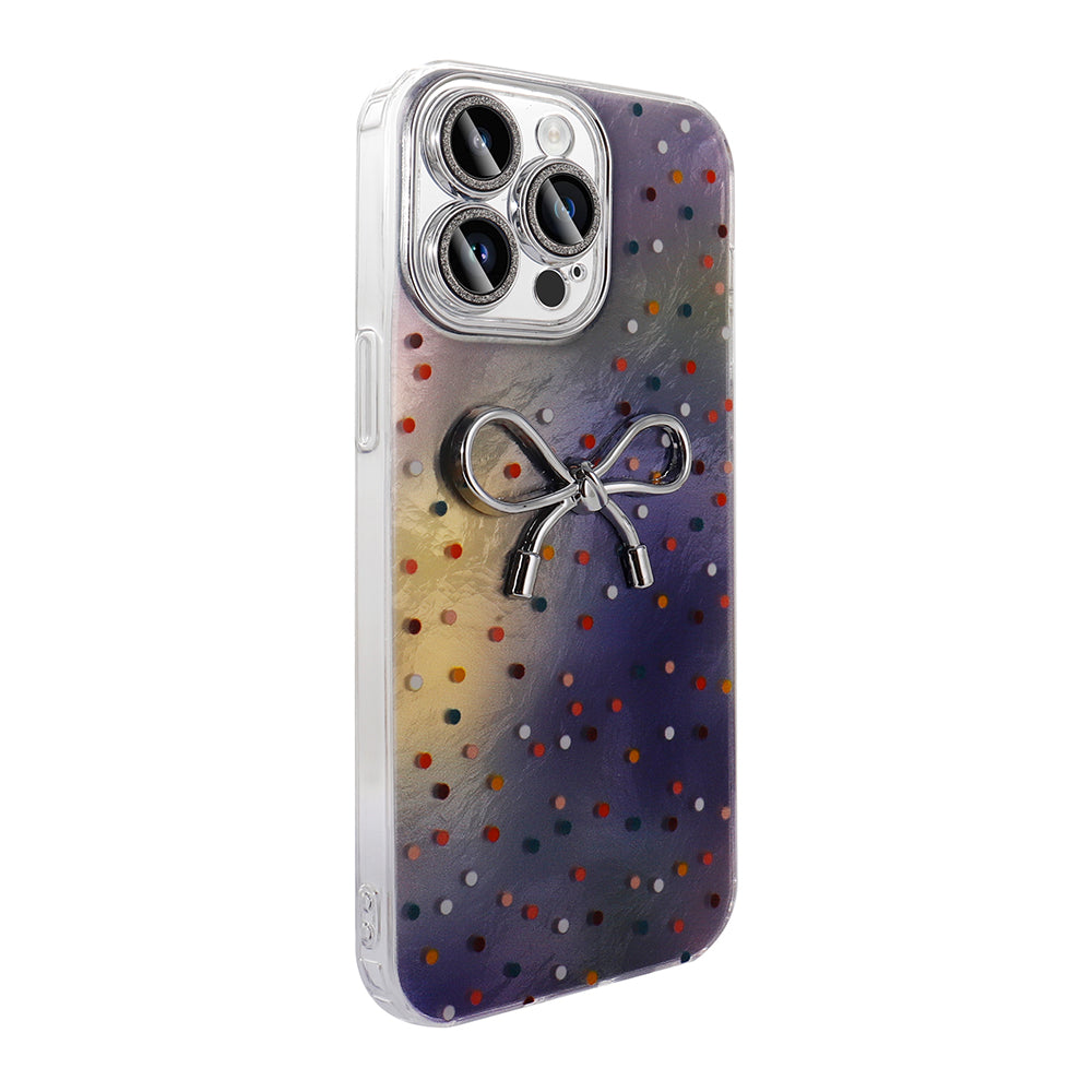 Apple iPhone 15 Pro Max Kılıf Kamera Korumalı Figürlü Zore Ponti Silikon Kapak Açık Pembe