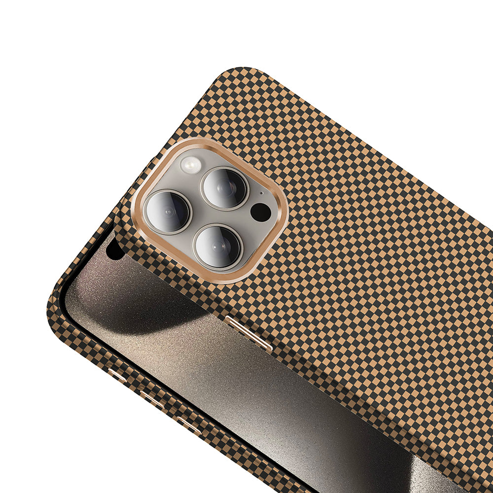 Apple iPhone 15 Pro Max Kılıf M-safe Şarj Özellikli Karbon Fiber Görünümlü Zore Gros Kapak Lacivert