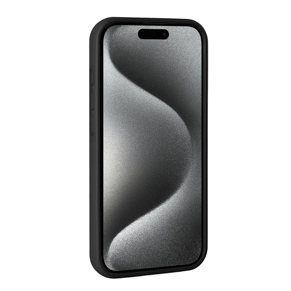 Apple iPhone 15 Pro Max Kılıf Parlak Taşlı Tasarım Zore Pırlanta Kapak Gri