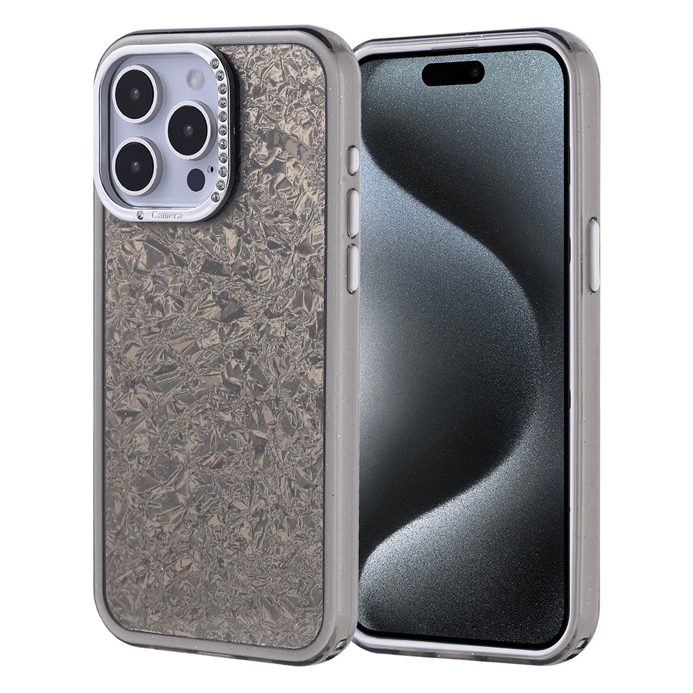 Apple iPhone 15 Pro Max Kılıf Taşlı Tasarımlı Zore Kapi Kapak Pembe