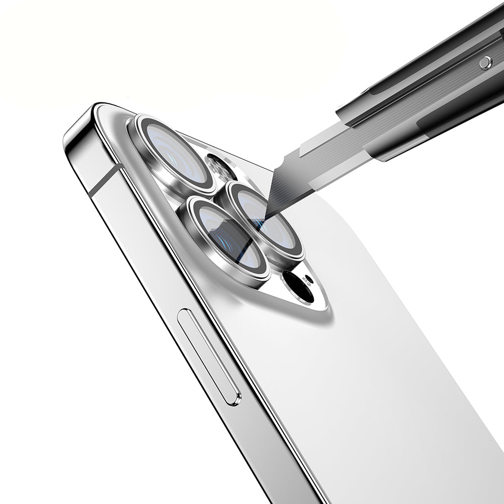 Apple iPhone 15 Pro Zore Mikro Kamera Lens Koruyucu Midnight Blue