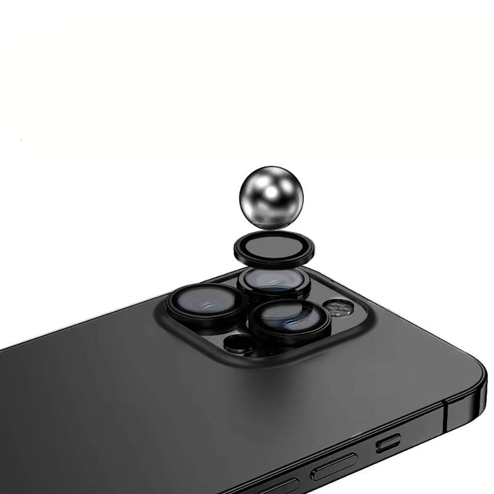 Apple iPhone 15 Pro Zore Mikro Kamera Lens Koruyucu Gümüş