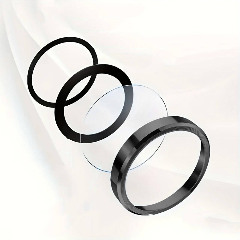 Apple iPhone 15 Pro Zore Mikro Kamera Lens Koruyucu Gümüş