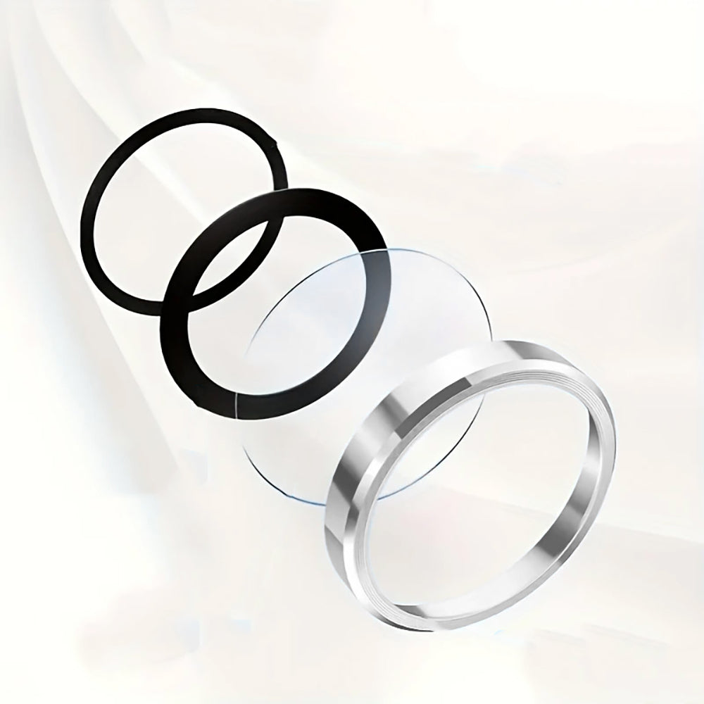 Apple iPhone 15 Pro Zore Mikro Kamera Lens Koruyucu Koyu Gri